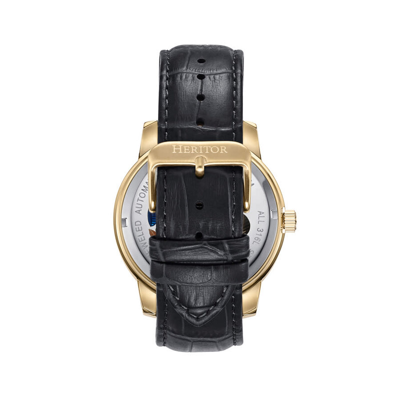 Heritor Emmanuel Automatic Gold Dial Men