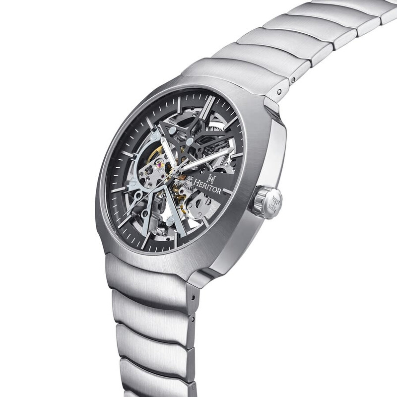 Heritor Magnus Automatic Black Dial Men display picture 3