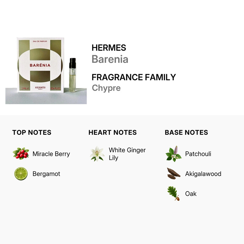 Hermes Ladies Barenia EDP Spray 0.06 oz Fragrances 3346130421443