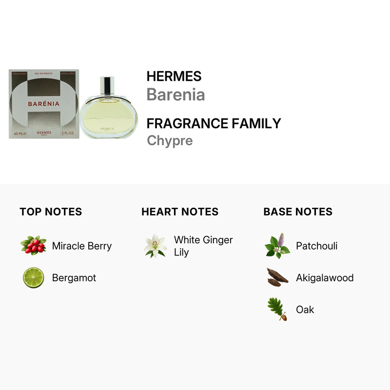 Hermes Ladies Barenia EDP Spray 2.0 oz Fragrances 3346130014492