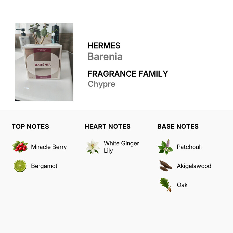 Hermes Ladies Barenia EDP Spray 2.0 oz Fragrances 3346130024484