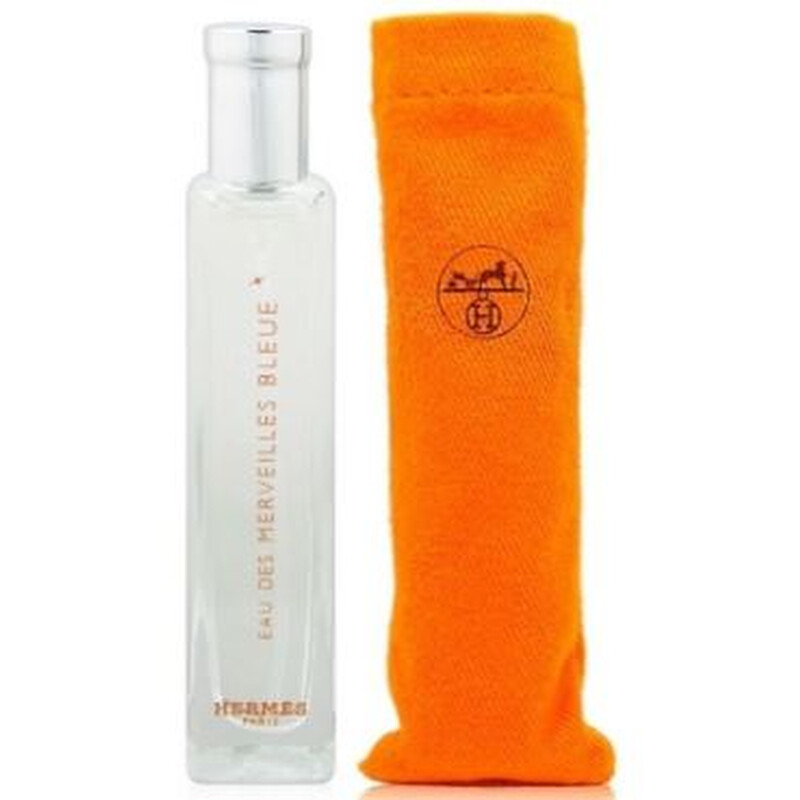 Hermes Ladies Eau Des Merveilles Bleue EDT Spray 0.5 oz Fragrances