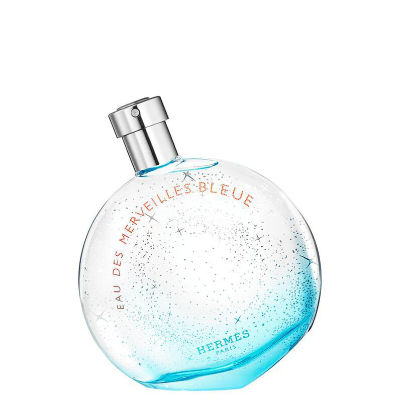Hermes Ladies Eau Des Merveilles Bleue EDT Spray 1.7 oz Fragrances
