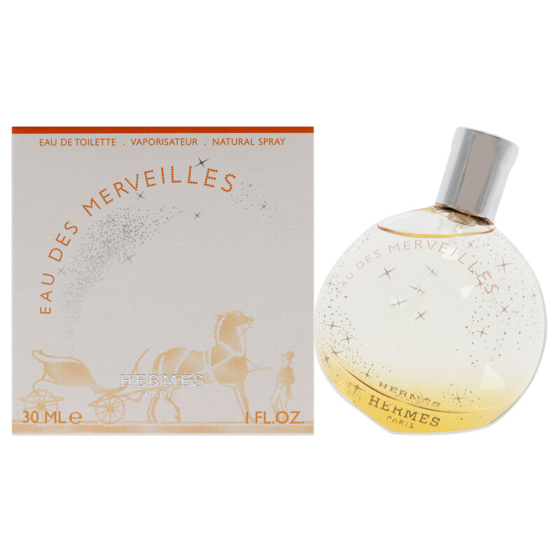 Hermes Ladies Eau Des Merveilles EDT Spray 1.0 oz Fragrances