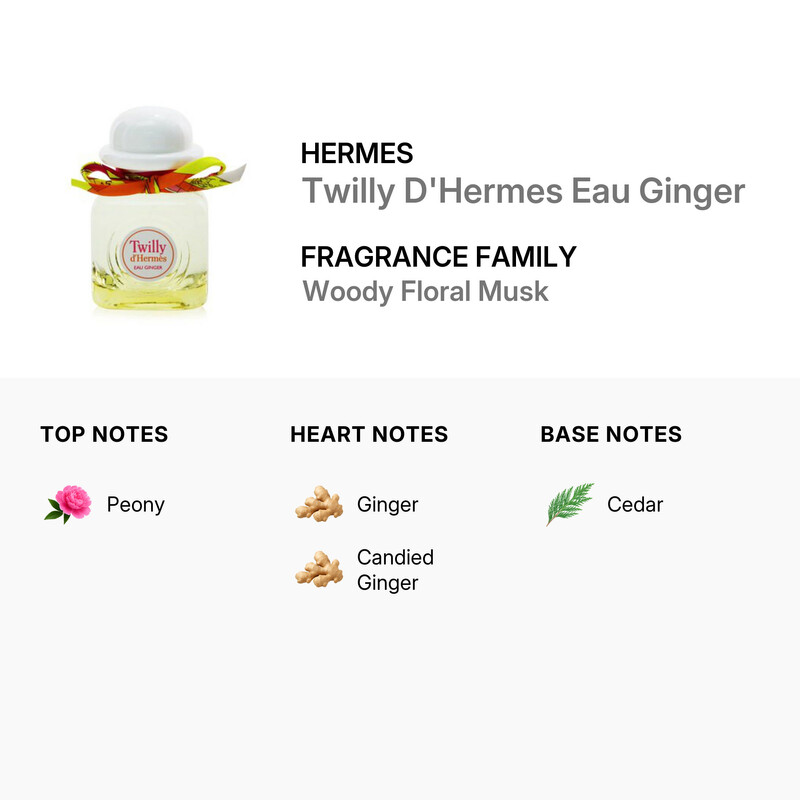 Hermes Ladies Twilly D'Hermes Eau Ginger EDP Spray 2.87 oz