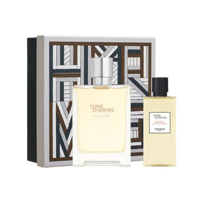 HERMES TERRE D'HERMES EAU GIVREE セット Hermes Men's Terre D'Hermes Eau Givree Box Gift Set Fragrances