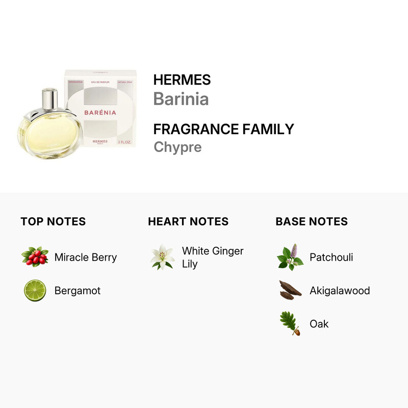 Hermes Unisex Barinia EDP Spray 3.4 oz Fragrances 3346130421337