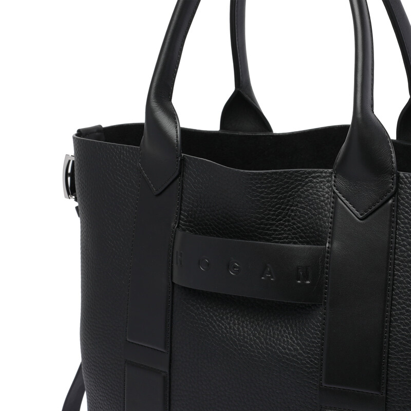 Hogan Script Medium Shopping Bag KBW01OA0300UH9B999 B999 - Handbags ...