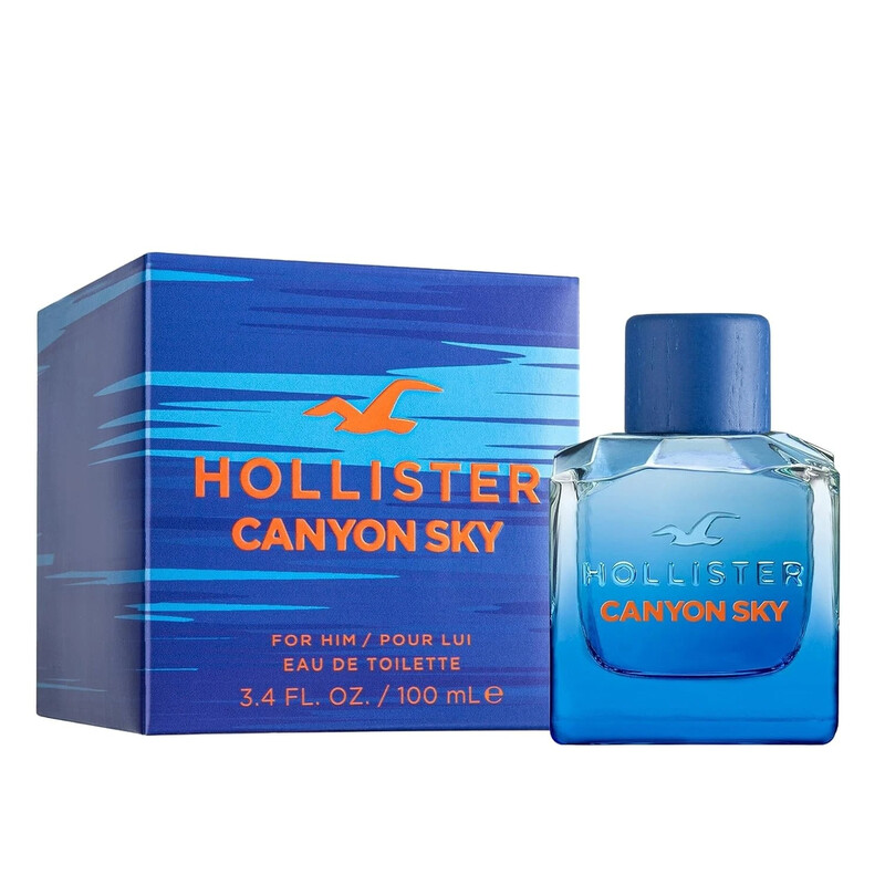 Hollister Men's Canyon Sky EDT Spray 3.4 oz Fragrances 085715001085