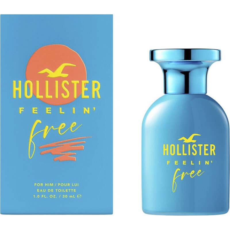 Hollister Men's Feelin' Free EDT 3.4 oz Fragrances 085715270016