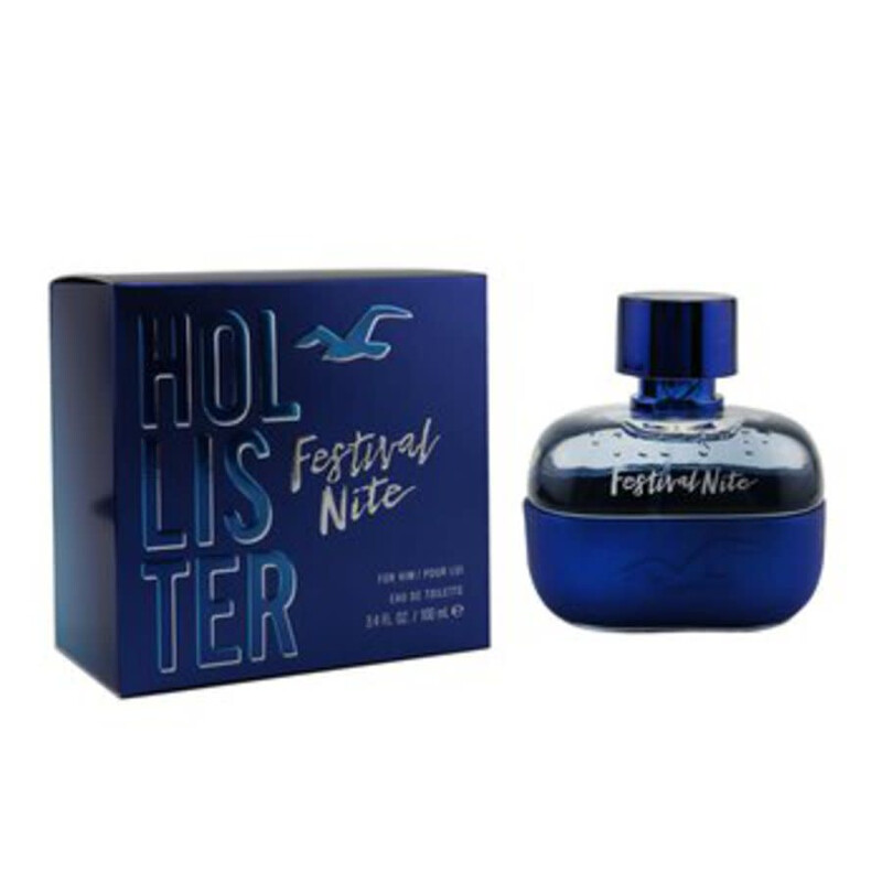 Hollister Men's Festival Nite EDT Spray 3.4 oz Fragrances