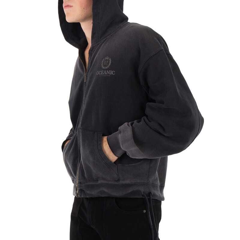Holzweiler M. Omen Oceanic Zip Hoodie, Size X-Small 17106-1054