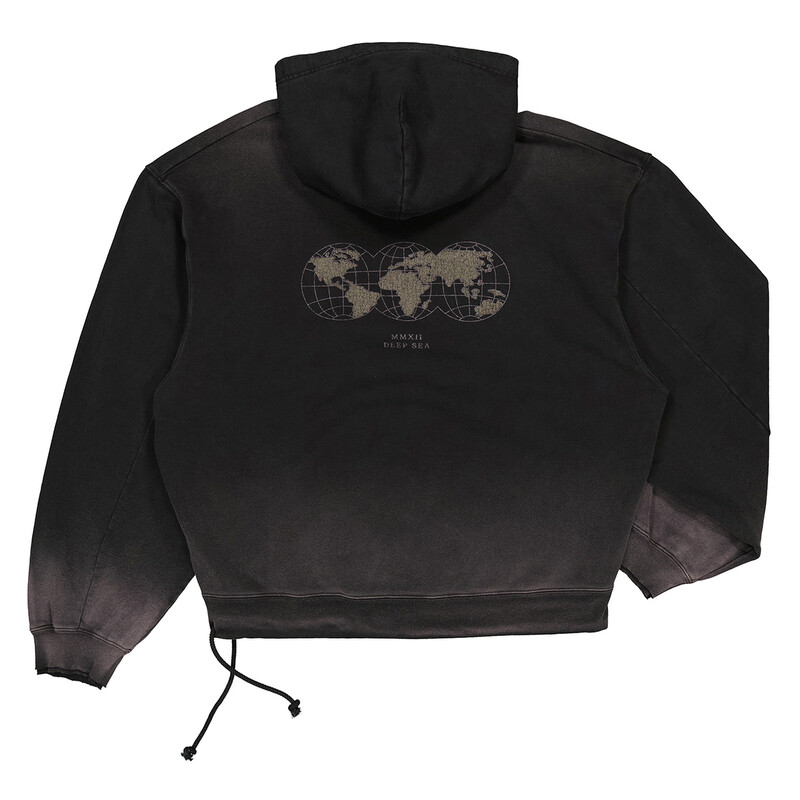 Holzweiler M. Omen Oceanic Zip Hoodie, Size X-Small 17106-1054