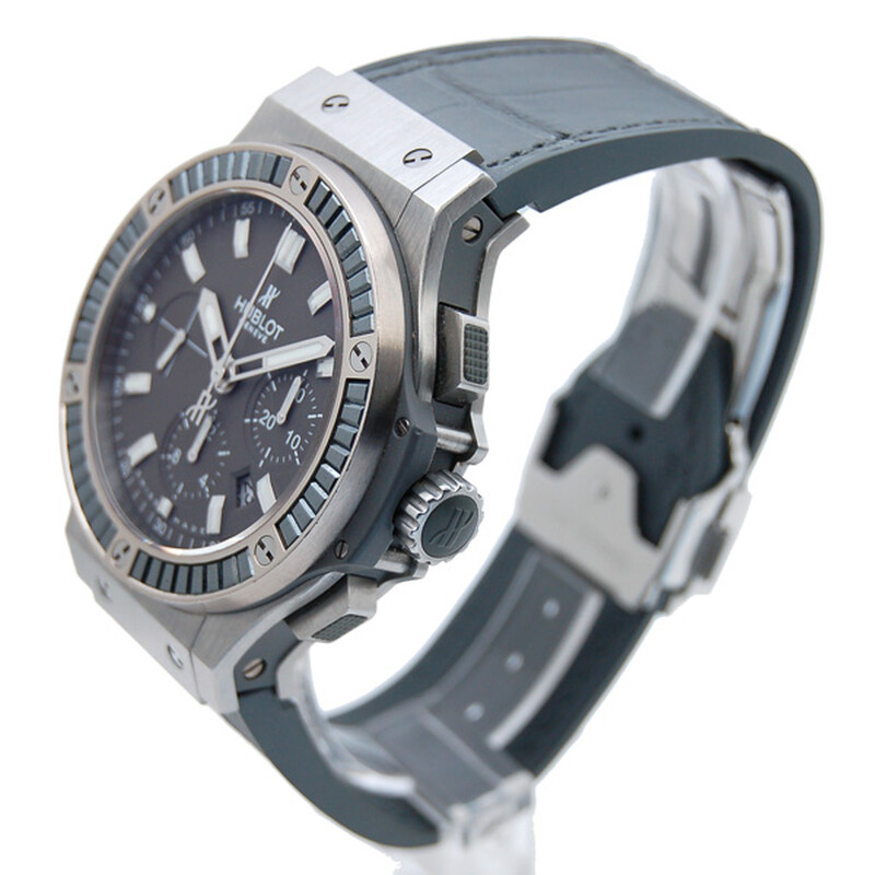 Hublot Big Bang Earl Gray Gummy Alligator Strap Men's Automatic