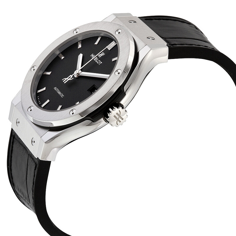 Hublot Classic Fusion Automatic Black Dial Titanium Men's Watch