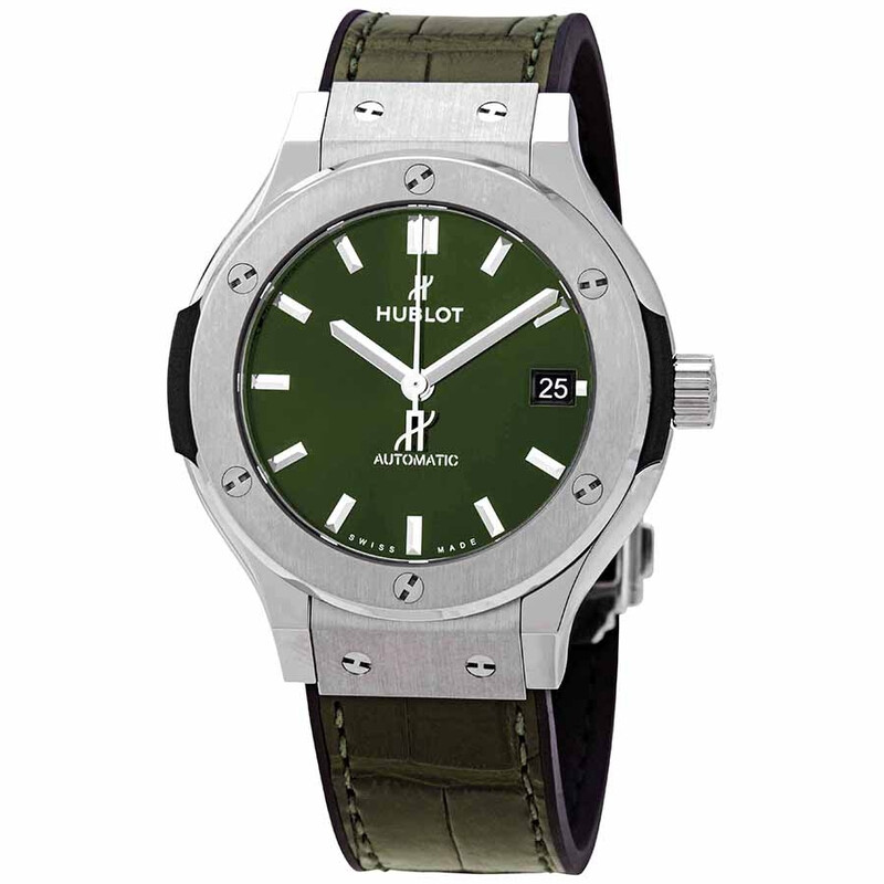 Hublot Classic Fusion Automatic Green Dial Men's Watch 565.NX.8970