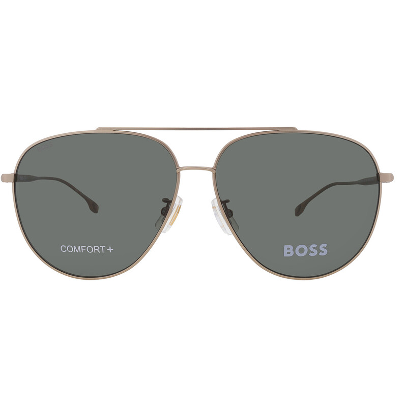 Hugo Boss Green Pilot Men's Sunglasses BOSS 1296/F/S 0AOZ/QT 63