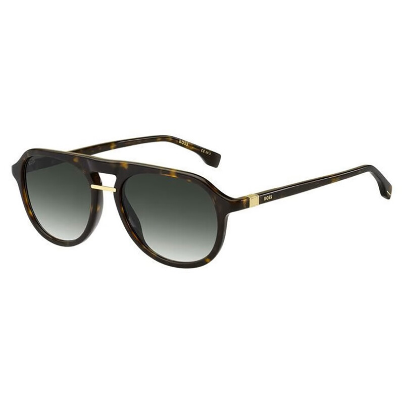 Hugo Boss Green Shaded Pilot Men's Sunglasses BOSS 1435/S 0086/9K