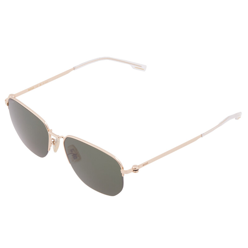 NWT Hugo Boss BOSS 1538/F/SK-0J5G QT Oval 57mm Sunglasses Hugo Boss Green Square Men main image 3