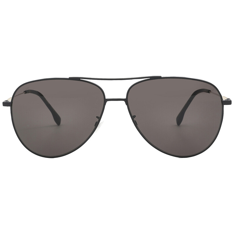Hugo Boss Grey Pilot Men's Sunglasses BOSS 1558/O/F/S 0I46/IR 63