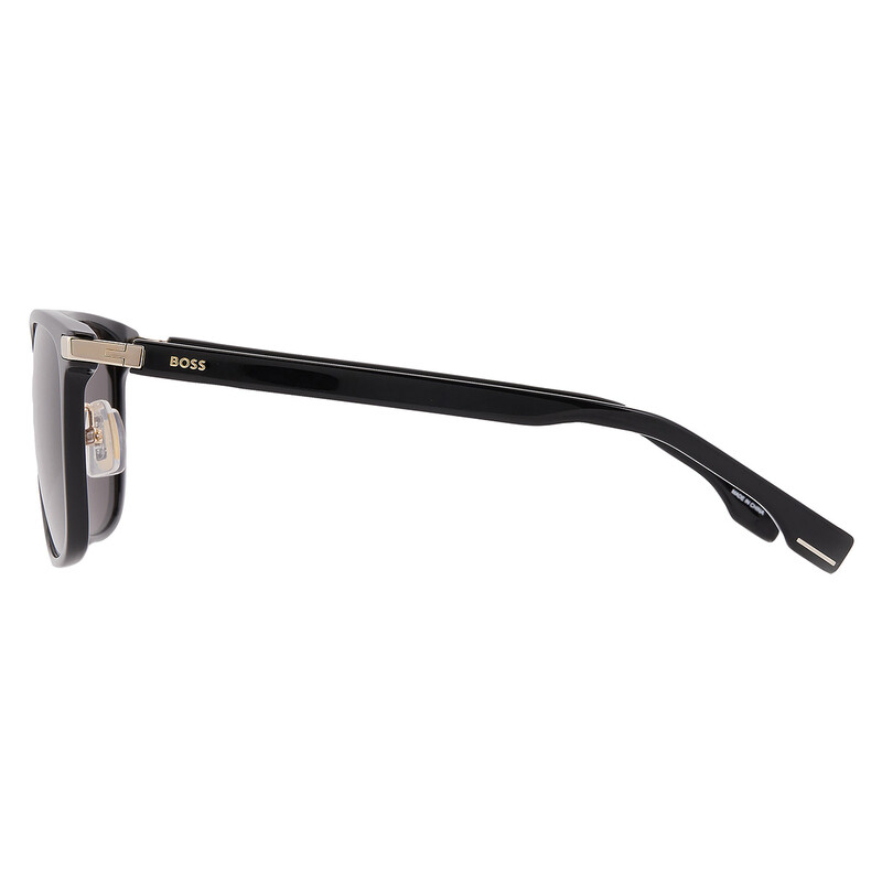 Hugo Boss Grey Rectangular Men's Sunglasses BOSS 1406/F/SK 02M2/IR