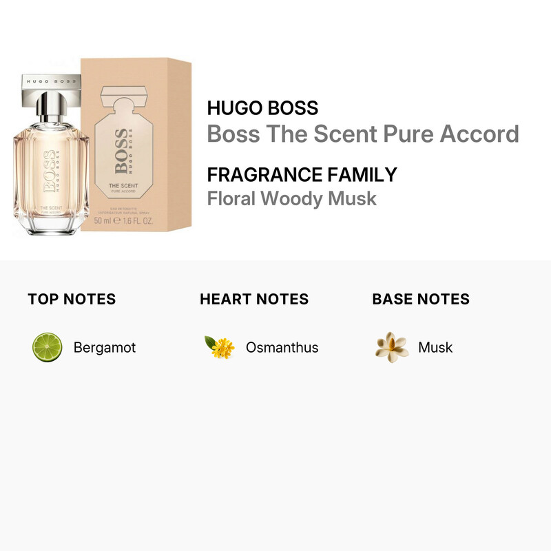 Hugo Boss Ladies Boss The Scent Pure Accord EDT 1.7 oz Fragrances