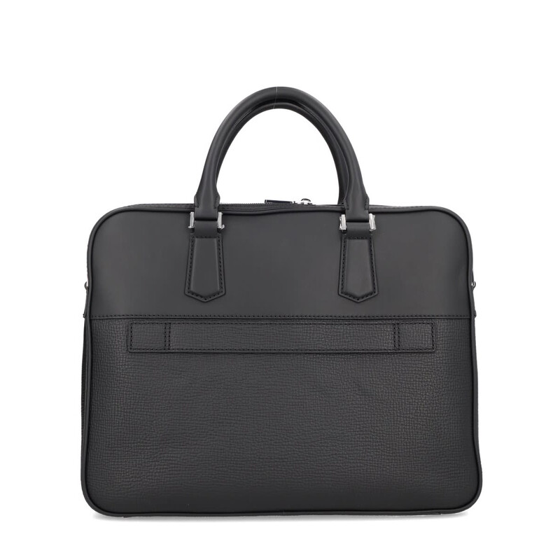 Hugo Boss Leather Briefcase Bag 50552467 102758001 - Handbags