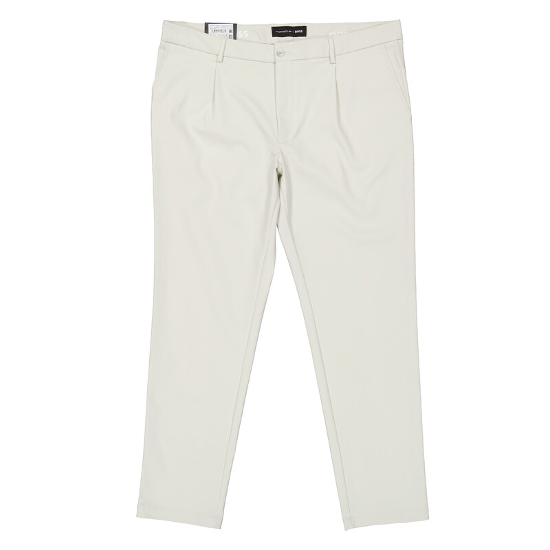 Hugo Boss Long Straight-Leg Cotton Pants, Brand Size 54 (Waist
