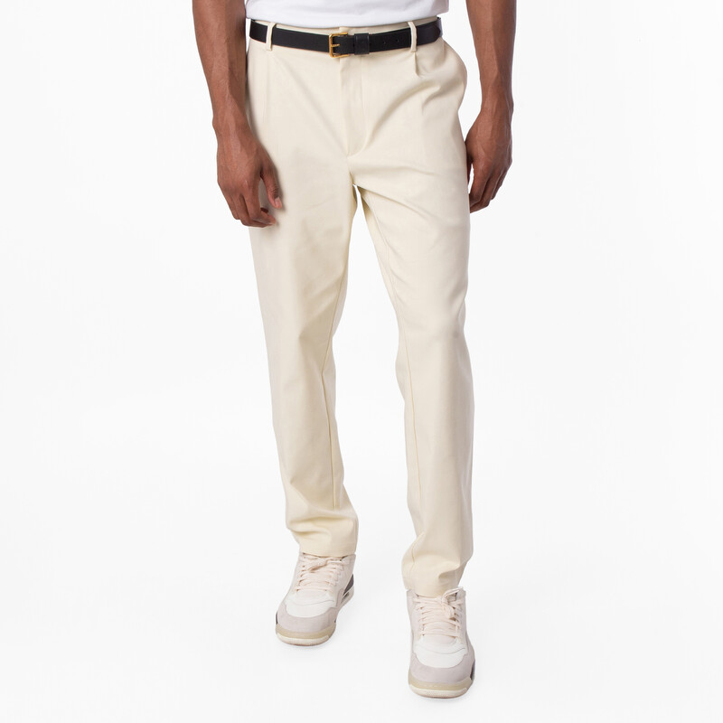 Hugo Boss Long Straight-Leg Cotton Pants, Brand Size 54 (Waist