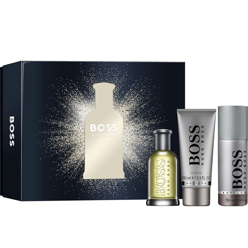 Hugo Boss Men's Boss Bottled Gift Set Fragrances 3616304197826