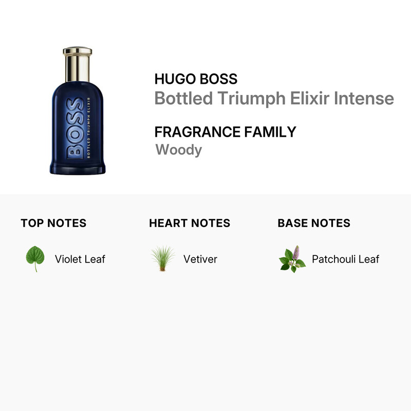 Hugo Boss Men's Bottled Triumph Elixir Intense Parfum 3.3 oz