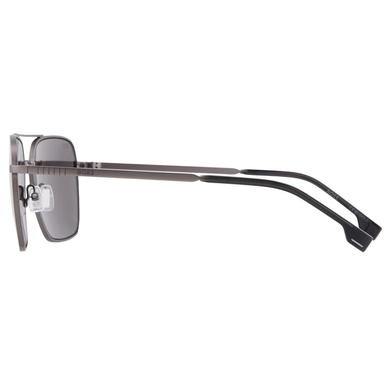 Hugo Boss Polarized Grey Navigator Men's Sunglasses BOSS 1414/O/S