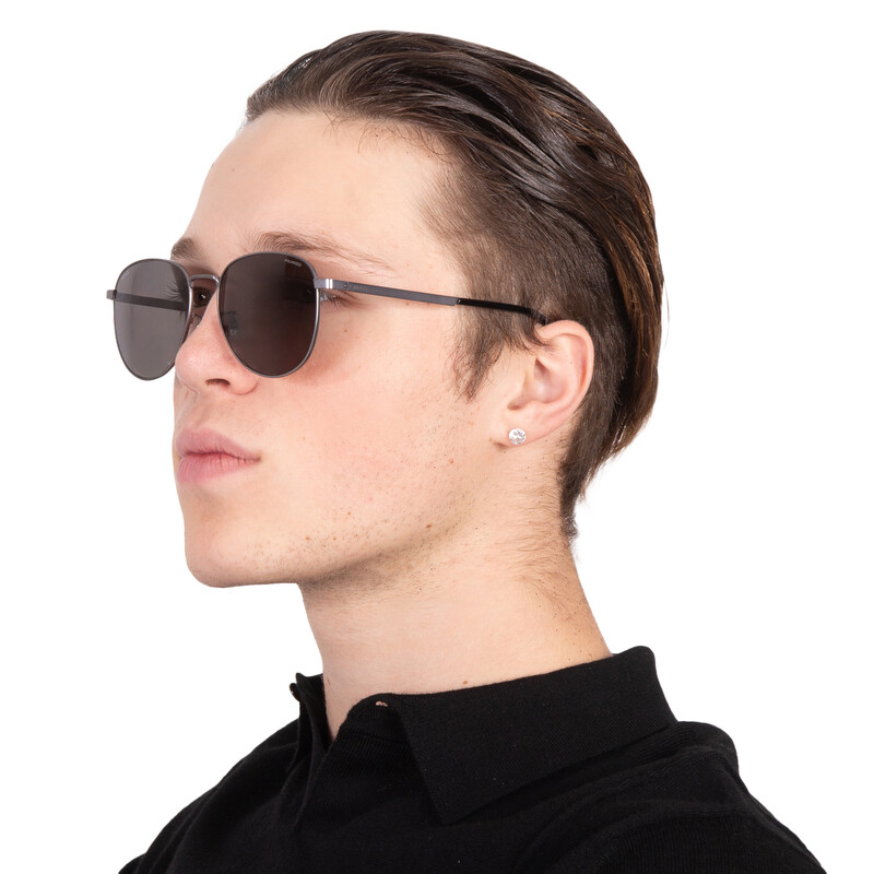 Hugo Boss Polarized Grey Pilot Men display picture 3