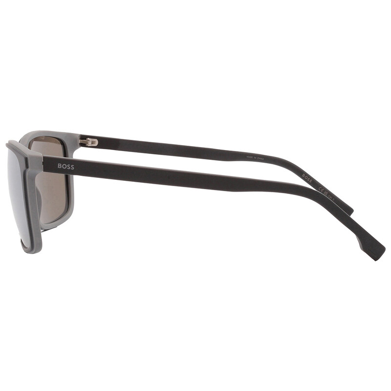 Hugo Boss Silver Mirror Rectangular Men's Sunglasses BOSS 1556/O/S