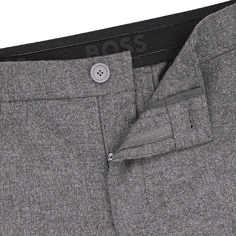 Hugo Boss Stretch Flannel Slim-Fit Trouser, Brand Size 54 (US Size 38)  50530644-042 - Clothing - Jomashop