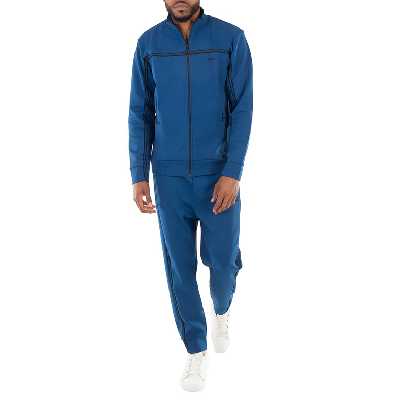 Hugo Boss Tape Inserts Zip-Up Sweatshirt, Size X-Small 50523896