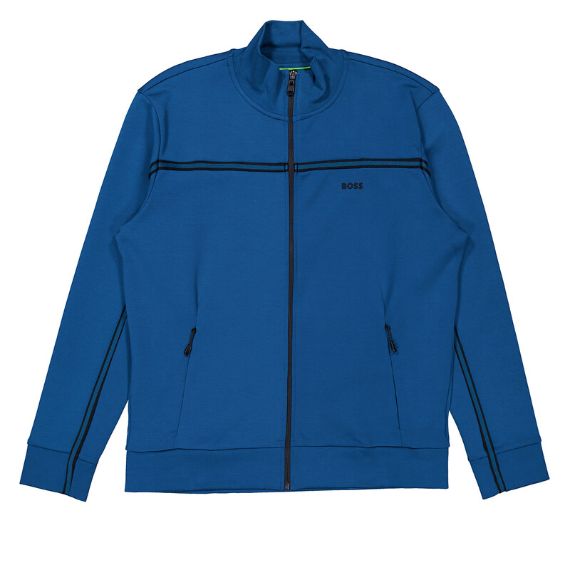 Hugo Boss Tape Inserts Zip-Up Sweatshirt, Size X-Small 50523896