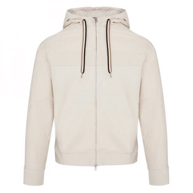 Hugo Boss Tonal Insert Zip-Up Hoodie, Size X-Small 50524342-131