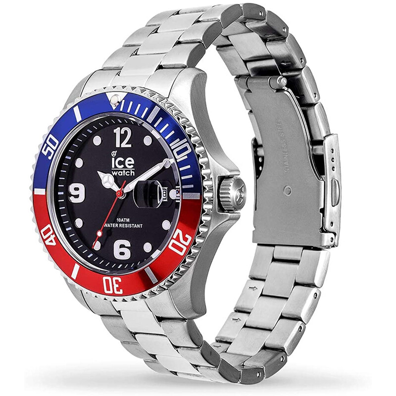 Ice-Watch Quartz Black Dial Pepsi Bezel Unisex Watch 016545