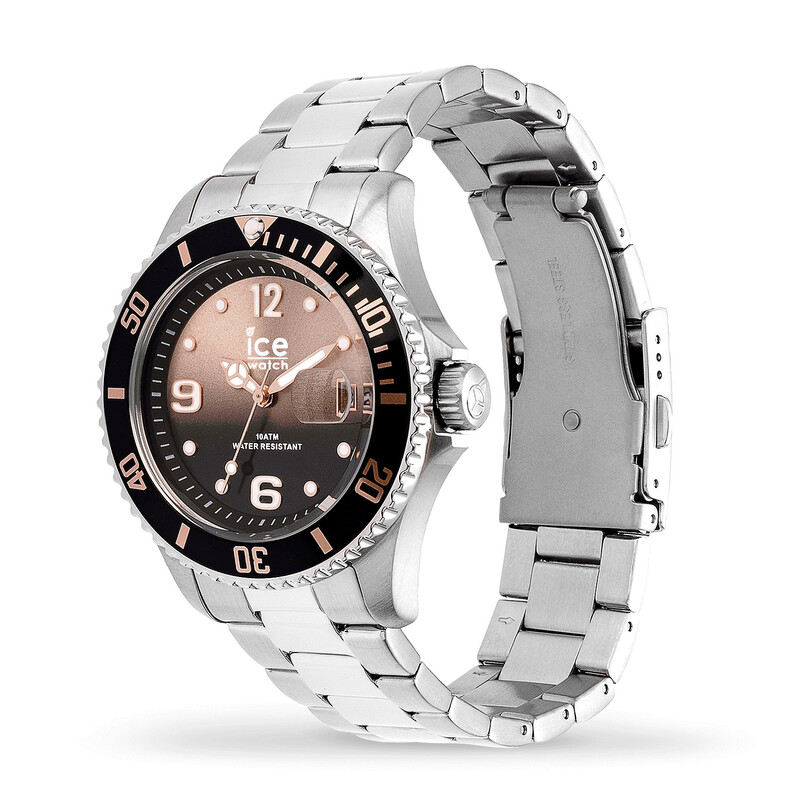 Ice-Watch Quartz Brown Dial Stainless Steel Men