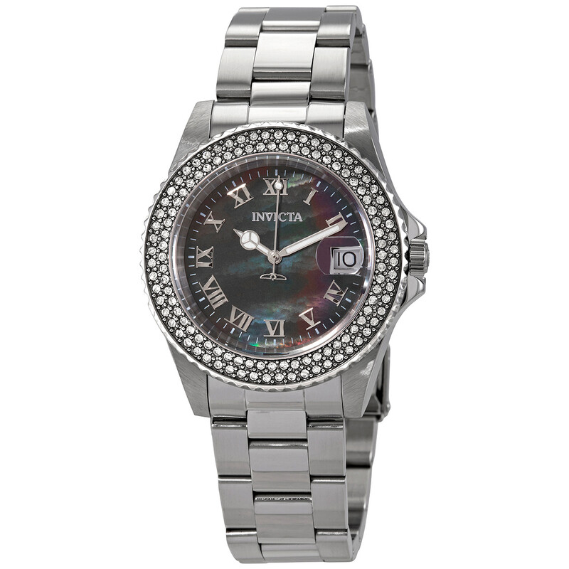 Invicta Angel Black Mother of Pearl Dial Ladies Watch 21711  display picture 2