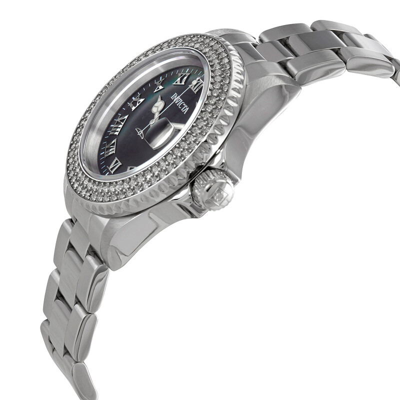 Invicta Angel Black Mother of Pearl Dial Ladies Watch 21711  display picture 3