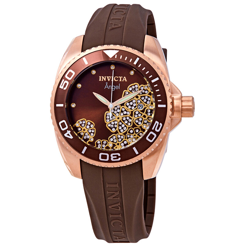 Invicta Angel Brown Dial Ladies Watch 23489 886678286041  display picture 2