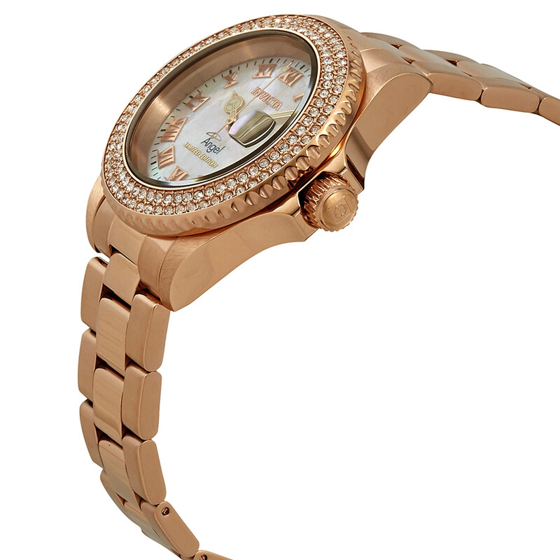 Invicta Angel Crystal White Mother of Pearl Dial Ladies  display picture 2