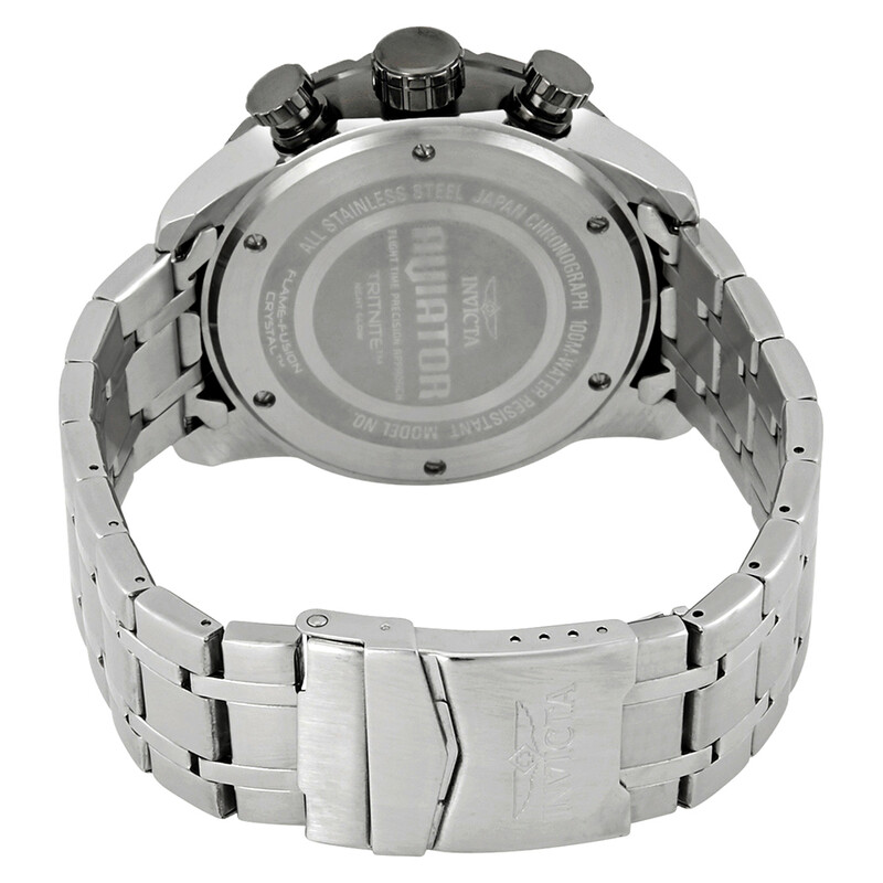Invicta Aviator Chronograph Dark Grey Dial Men's Watch 17204