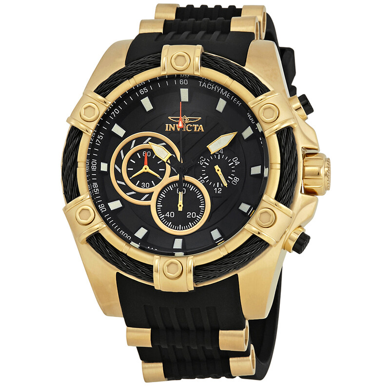 Invicta Bolt Chronograph Black Dial Men's Watch 26818 886678322602