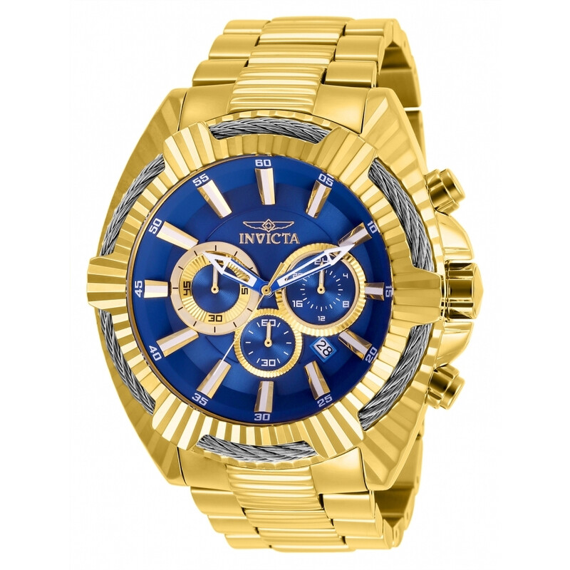 27193 Invicta Bolt Chronograph Blue Dial Men's Watch 27193 886678326556 ...
