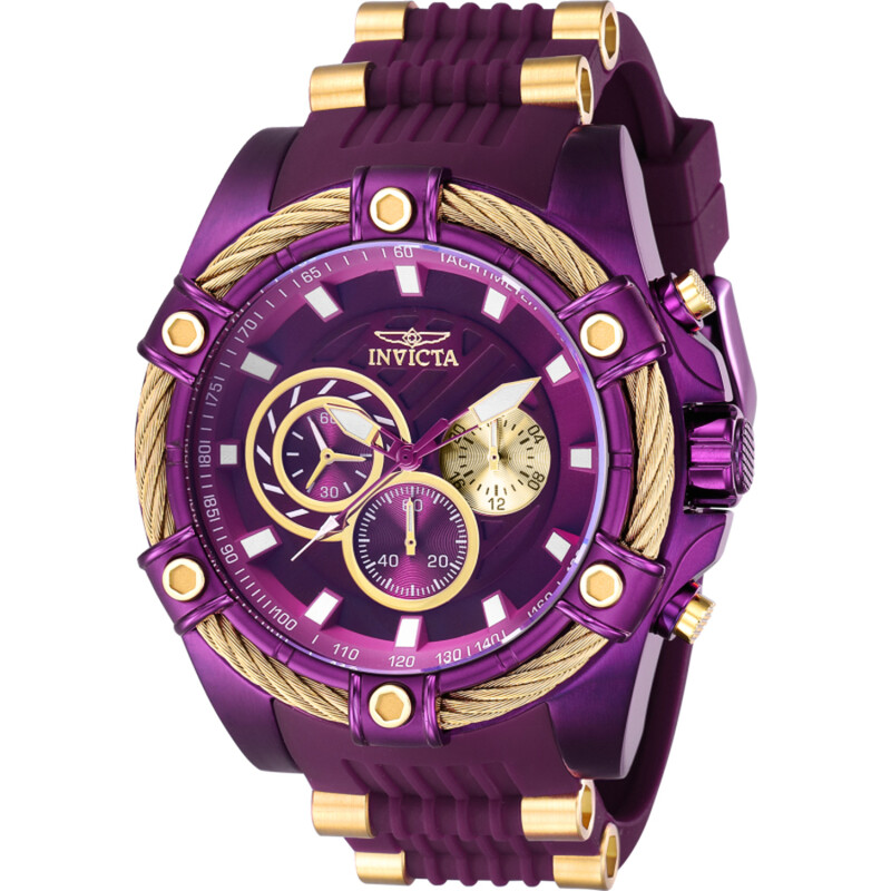 Invicta Bolt Chronograph Quartz Purple Dial Men's Watch 40793