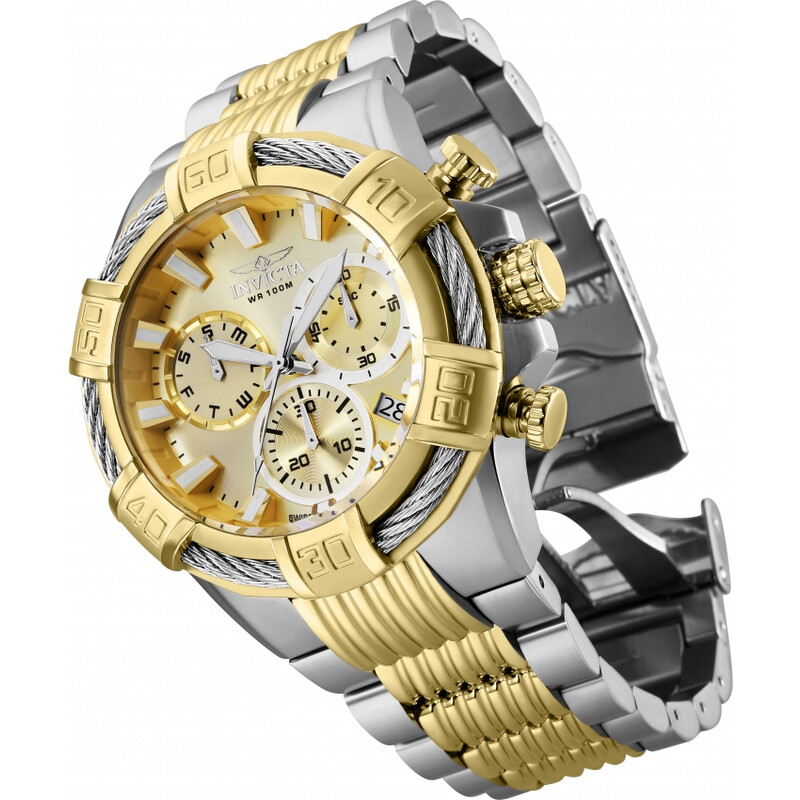 Invicta Bolt Chronograph Quartz Champagne Dial Men's Watch 25864