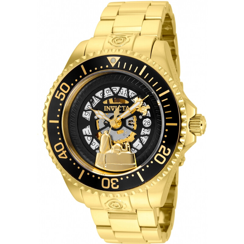 Invicta Character Collection Snoopy Black Cut-Out Dial Men's Watch